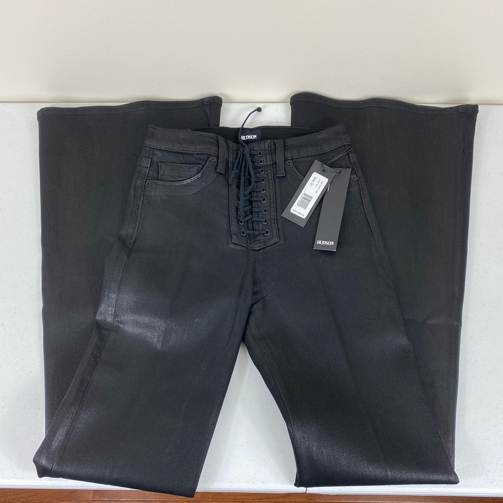 Hudson High Rise Bullocks Lace Up Flare